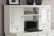 Parker House Boca L Shape Desk with Hutch