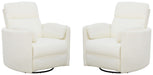 Parker Living Radius - Revel Oyster Power Swivel Glider Recliner Two Pack