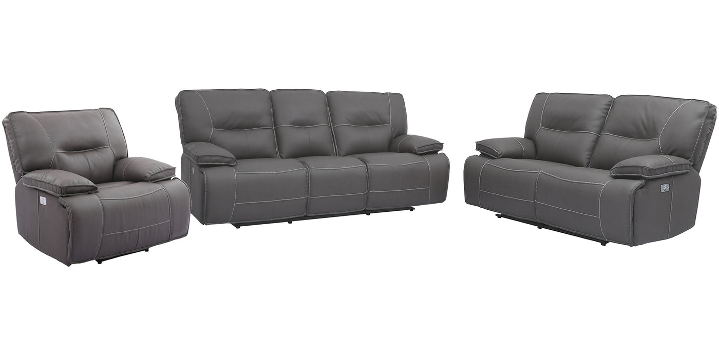 Parker Living Spartacus - Haze Power Reclining Sofa Loveseat and Recliner