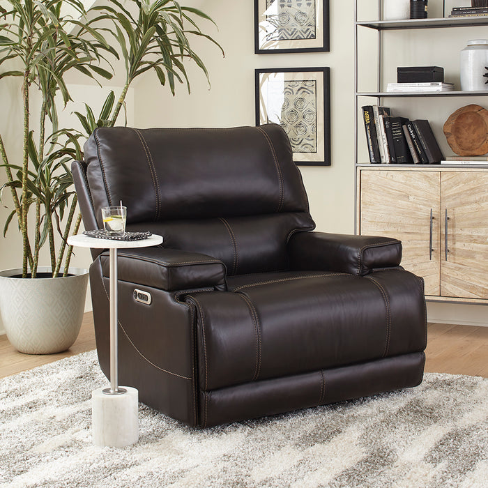 Parker Living Whitman - Verona Coffee - Powered By Freemotion Cordless Power Recliner Two Pack