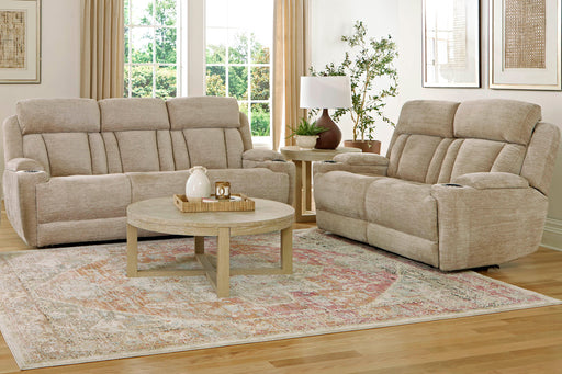 Parker Living Dalton - Lucky Fawn Power Reclining Sofa and Loveseat