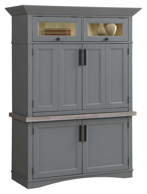 Parker House Americana Modern - Dove Workstation with LED Light