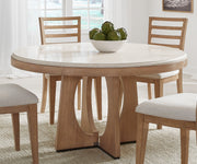 Parker House Escape - Dining 54" Round Table with console & 4 ladderback chairs