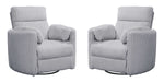 Parker Living Radius - Mega Grey Power Swivel Glider Recliner Two Pack