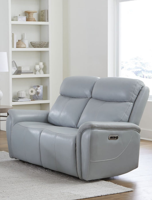 Parker Living Cascade - Seamist Grey Power Reclining Sofa and Loveseat