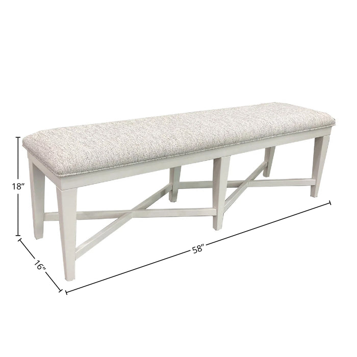 Parker House Americana Modern Dining 58 In. Upholstered Bench