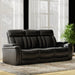 Parker Living Royce - Midnight Power Reclining Sofa with Drop Down Console