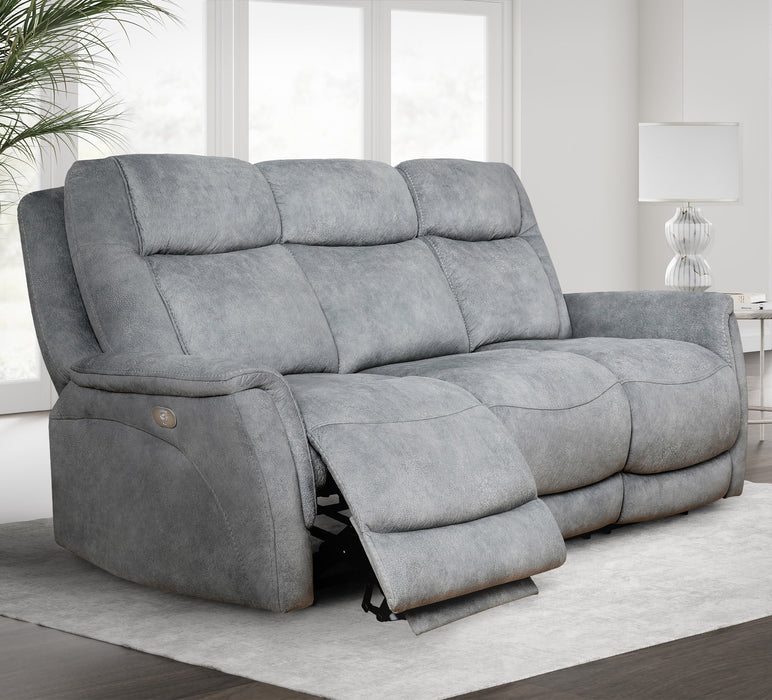 Parker Living Linus - Hudson Grey Power Reclining Sofa and Recliner