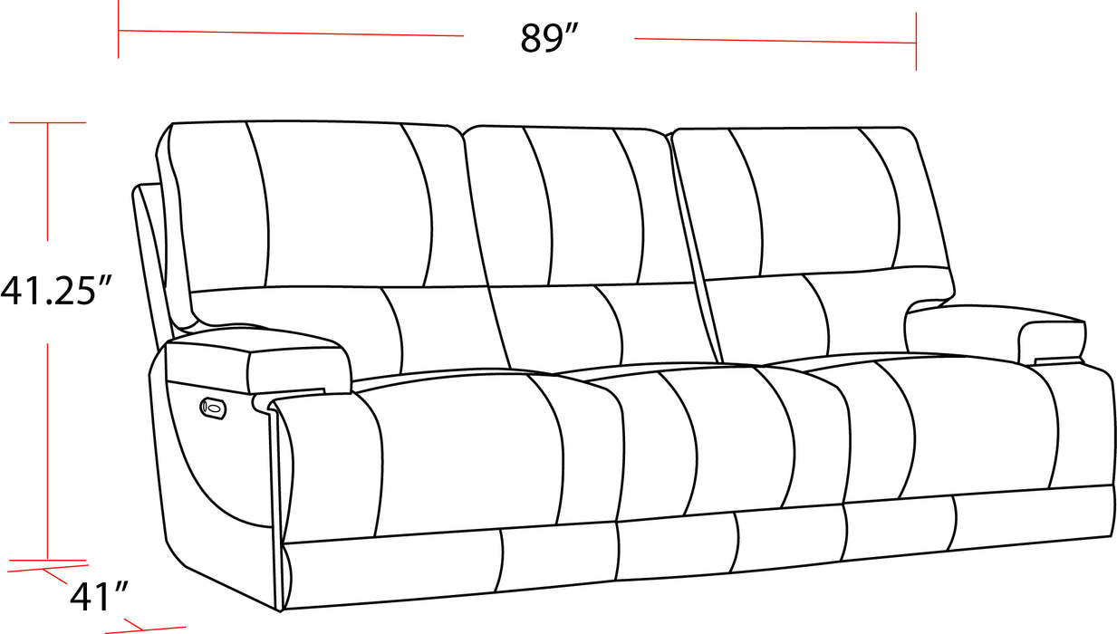 Parker Living Whitman - Verona Linen - Powered By Freemotion Power Reclining Sofa Loveseat and Recliner