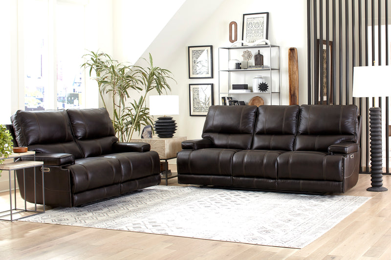 Parker Living Whitman - Verona Coffee - Powered By Freemotion Cordless Power Recliner Two Pack