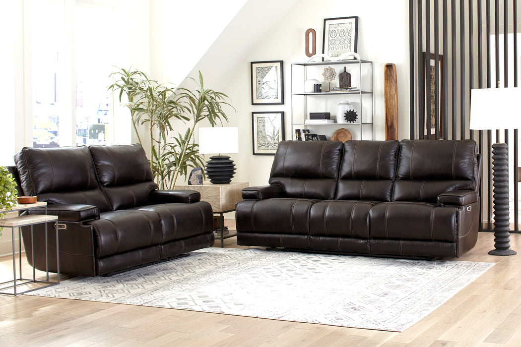 Parker Living Whitman - Verona Coffee - Powered By Freemotion Power Reclining Sofa Loveseat and Recliner