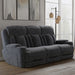 Parker Living Dalton - Lucky Charcoal Power Reclining Sofa with Drop Down Table