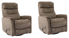 Parker Living Gemini - Heather Swivel Glider Recliner Two Pack