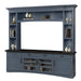 Parker House Americana Modern - Denim 92 In. TV Console with Hutch and LED Lights
