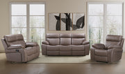 Parker Living Theon - Stokes Toffee Manual Reclining Sofa with Drop Down Table
