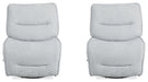 Parker Living Leo - Silver Fox Armless Recliner Two Pack