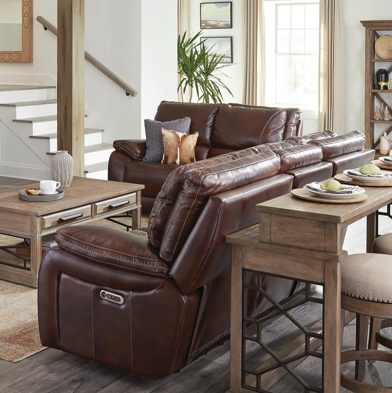 Parker Living Vail - Burnt Sienna Power Reclining Sofa Loveseat and Recliner