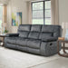Parker Living Chapman - Polo Reclining Sofa with Drop Down Table