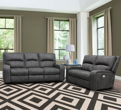 Parker Living Polaris - Slate Power Reclining Sofa and Loveseat