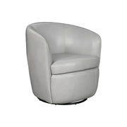 Parker Living Barolo - Steamboat Ice 100% Italian Leather Swivel Club Chair
