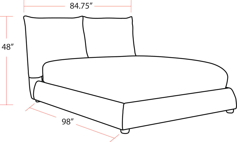 Parker Living Sleep Cumulus - Cozy Snow California King Bed