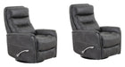 Parker Living Gemini - Flint Swivel Glider Recliner Two Pack
