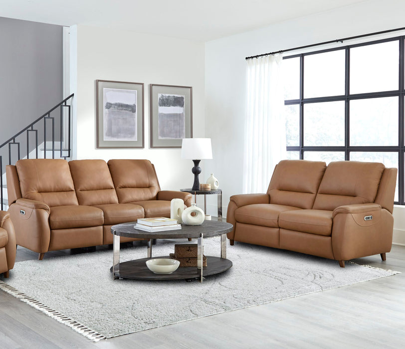 Parker Living Austin - Caramel Cream Power Reclining Sofa and Loveseat