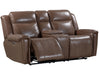 Parker Living Atlantis - Smooth Latte Power Reclining Zero Gravity Console Loveseat