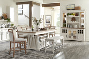 Parker House Americana Modern Dining 72 In. Island Counter-Height Extendable Dining Table