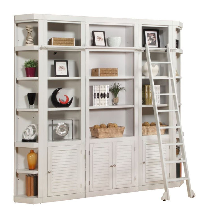 Parker House Boca 6 Piece Library Wall with Corner Bookcases