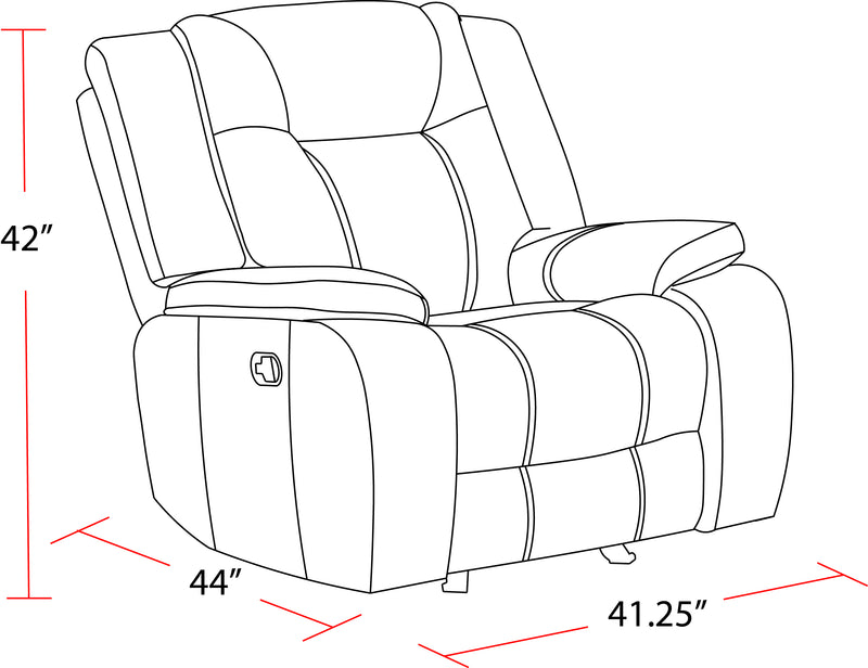 Parker Living Blake - Desert Taupe Glider Recliner Two Pack