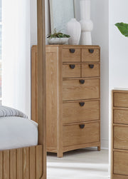 Parker House Escape - Bedroom King Poster Bed 2 Nightstands Dresser with Mirror and Chest