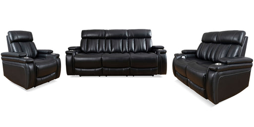 Parker Living Royce - Midnight Power Reclining Sofa Loveseat and Recliner