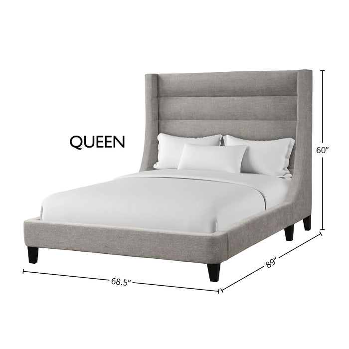 Parker Living Sleep Jacob - Luxe Light Grey Queen Bed