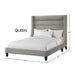 Parker Living Sleep Jacob - Luxe Light Grey Queen Bed