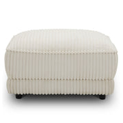 Parker Living Utopia - Mega Ivory Ottoman with Casters
