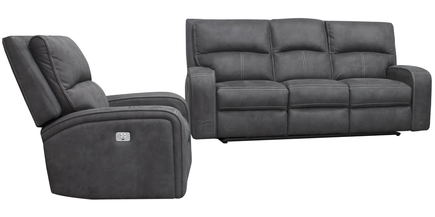 Parker Living Polaris - Slate Power Reclining Sofa and Recliner