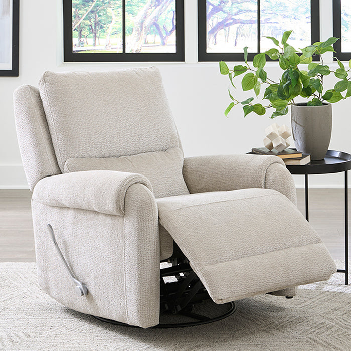 Parker Living Gentry - Ecru Mist Manual Swivel Glider Recliner Two Pack