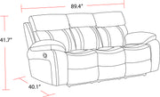 Parker Living Theon - Stokes Toffee Manual Reclining Sofa and Loveseat