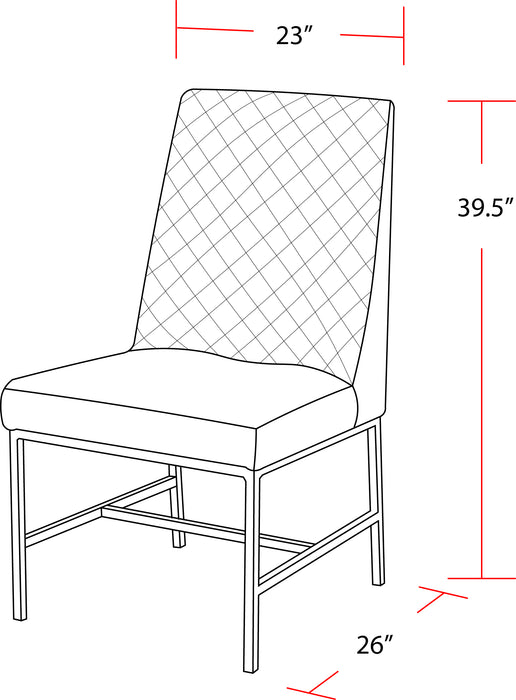 Parker House Diamond - Elise Linen Dining Chair (2/CTN Sold in pairs)