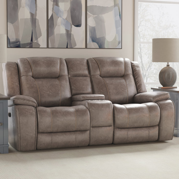 Parker Living Blake - Desert Taupe Manual Reclining Sofa and Loveseat