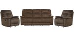 Parker Living Cooper - Shadow Brown Manual Glider Reclining Sofa and Two Recliners