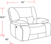 Parker Living Spartacus - Haze Power Recliner Two Pack