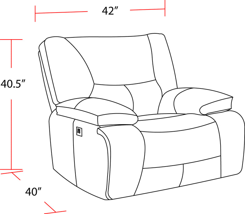 Parker Living Spartacus - Haze Power Recliner Two Pack