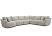 Parker Living Playful - Canes Cobblestone 6 Piece Modular Sectional