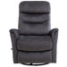 Parker Living Gemini - Capri Charcoal Swivel Glider Recliner