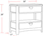Parker House Escape - Bedroom 2 Drawer Nightstand