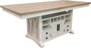 Parker House Americana Modern Dining 72 In. Island Counter-Height Extendable Dining Table