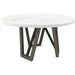 Parker House Pure Modern Dining 54 In. Round Table with Wood Base