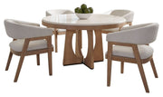 Parker House Escape - Dining 54" Round Table with 4 barrel chairs